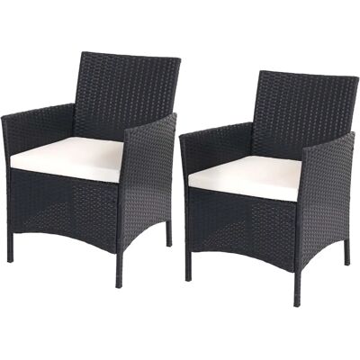 Ensemble de 2 Fauteuils de Jardin Halden - Polyrotin - Publicité Ensemble de 2 Fauteuils de Jardin Halden - Polyrotin - Publicité