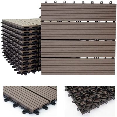 MENDLER - Carrelage extérieur Rhone T831 - 30x30cm - 11 pièces - Marron - Publicité MENDLER - Carrelage extérieur Rhone T831 - 30x30cm - 11 pièces - Marron - Publicité