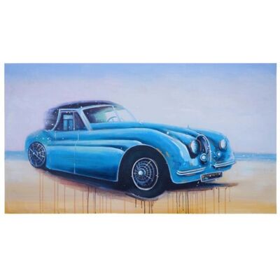 HW - Oil on Canvas 140x80cm Peint à la main Auto Epoca - Painting - Publicité HW - Oil on Canvas 140x80cm Peint à la main Auto Epoca - Painting - Publicité