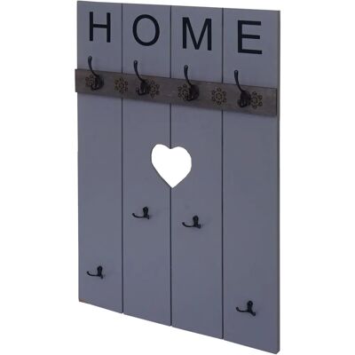Mendler Vintage Support Mural - Bleu Gris - 91x60cm - Publicité Mendler Vintage Support Mural - Bleu Gris - 91x60cm - Publicité