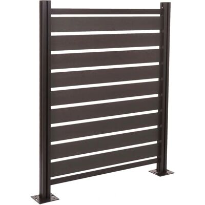 Mendler - Écran de confidentialité extensible - Cadre en aluminium - 130x110x6cm - Publicité Mendler - Écran de confidentialité extensible - Cadre en aluminium - 130x110x6cm - Publicité