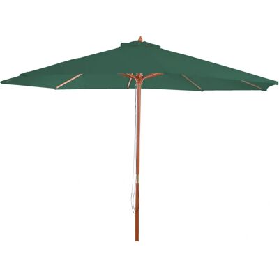 MENDLER - Parasol Jardin Plage N82 Florida - Vert 3,5m - Publicité MENDLER - Parasol Jardin Plage N82 Florida - Vert 3,5m - Publicité