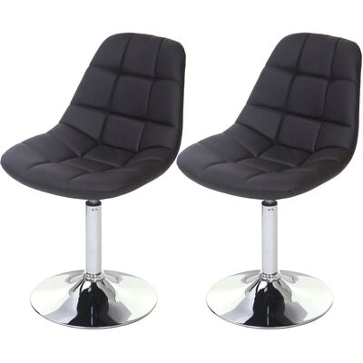 Ensemble Mendler 2 Chaises Pivotantes - Design Moderne - Publicité Ensemble Mendler 2 Chaises Pivotantes - Design Moderne - Publicité