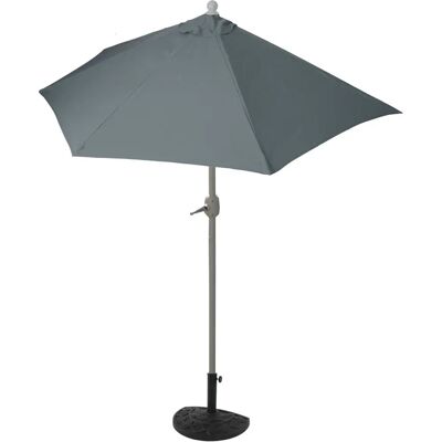 MENDLER Parasol mural 145x285x252cm Anthracite Économise espace - Publicité MENDLER Parasol mural 145x285x252cm Anthracite Économise espace - Publicité