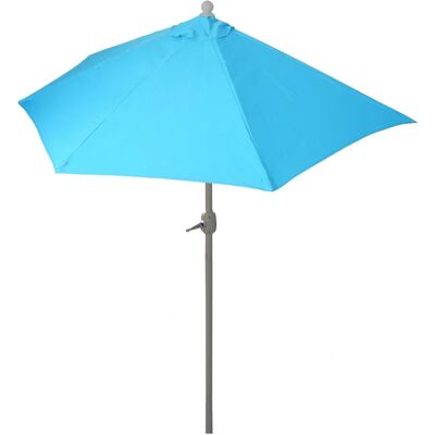 MENDLER Parasol Parla 270cm Turquoise UV 50+ - Parasol - Publicité MENDLER Parasol Parla 270cm Turquoise UV 50+ - Parasol - Publicité