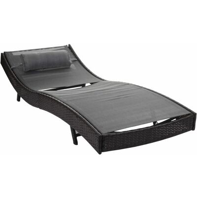 Silla de descanso Savannah HHG - Rattan polirratan marrón - Resistente a UV Silla de descanso Savannah HHG - Rattan polirratan marrón - Resistente a UV