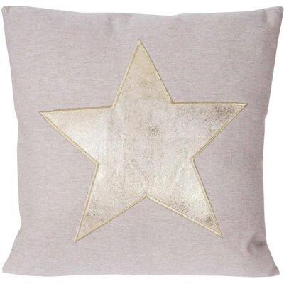 HHG - Cojín decorativo estrella - 45x45cm - Cuscino decorativo HHG - Cojín decorativo estrella - 45x45cm - Cuscino decorativo