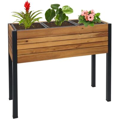 Jardinière Mendler en Acacia - Hauteur 75x81x30cm - Extérieur - Publicité Jardinière Mendler en Acacia - Hauteur 75x81x30cm - Extérieur - Publicité