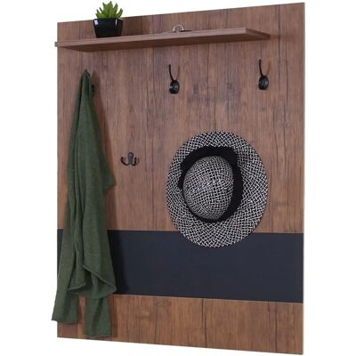 MENDLER Nova - Porte-manteaux mural style vintage - 100x80cm - Publicité MENDLER Nova - Porte-manteaux mural style vintage - 100x80cm - Publicité