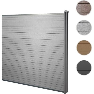 Mendler - Sarthe WPC - Grau - 189 cm - Privacy screen Mendler - Sarthe WPC - Grau - 189 cm - Privacy screen