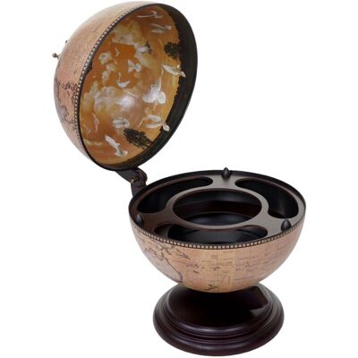 Hegele HHG 7223 - Barra de mesa Globo - Adecuado para 3 botellas Hegele HHG 7223 - Barra de mesa Globo - Adecuado para 3 botellas