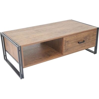 Eichen-Salon-Tisch - 3D-Struktur - 120x60cm Eichen-Salon-Tisch - 3D-Struktur - 120x60cm