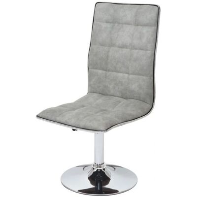 MENDLER Gris HWC-C41 Chaise de Salle à Manger Moderne - Rotation 360°, Haut Dossier - Publicité MENDLER Gris HWC-C41 Chaise de Salle à Manger Moderne - Rotation 360°, Haut Dossier - Publicité