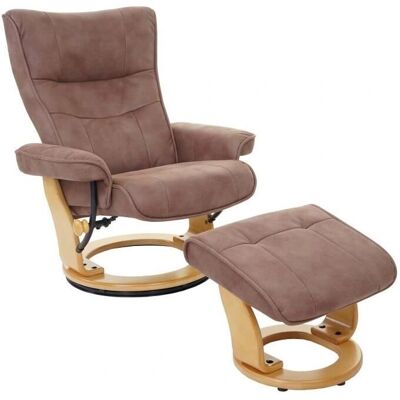 Fauteuil Relax MCA Montreal - Dossier réglable, pivotant, rembourrage épais - Publicité Fauteuil Relax MCA Montreal - Dossier réglable, pivotant, rembourrage épais - Publicité