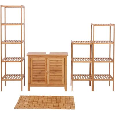 MCW B18-S Bambus Badezimmer Schrank - Wasserfest, Nachhaltig MCW B18-S Bambus Badezimmer Schrank - Wasserfest, Nachhaltig