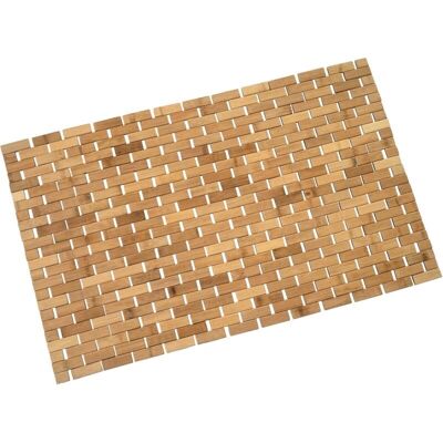 HHG 560 - Bambù - 79x50 cm - marrone - Tappeto da bagno HHG 560 - Bambù - 79x50 cm - marrone - Tappeto da bagno