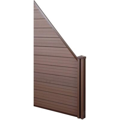 HHG - Sarthe - 0.98m - marrone - WPC Fence HHG - Sarthe - 0.98m - marrone - WPC Fence