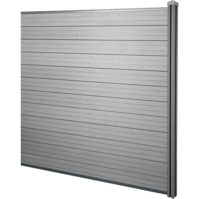 HHG Sarthe - schermo privacy - 1.88m - grigio HHG Sarthe - schermo privacy - 1.88m - grigio
