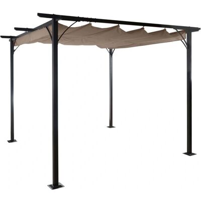 HEGELE - HHG-116 - Brown - 3.5x3.5m - Gazebo HEGELE - HHG-116 - Brown - 3.5x3.5m - Gazebo