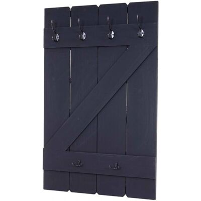 Estante Colgante HHG Modelo 783 Gris Oscuro - Perchero y Portavasos Estante Colgante HHG Modelo 783 Gris Oscuro - Perchero y Portavasos