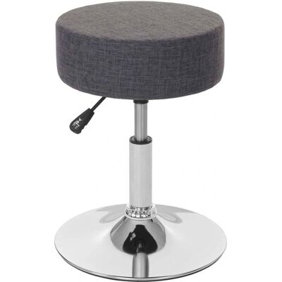 HHG 173 - Grigio tessile - 43-55 cm - Sessione? Taburete HHG 173 - Grigio tessile - 43-55 cm - Sessione? Taburete