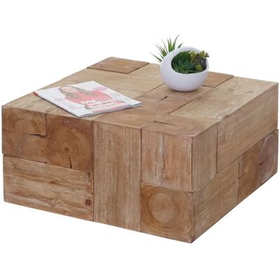 Table basse en pin massif Mendler - Style vintage rustique - Table de salon - Publicité Table basse en pin massif Mendler - Style vintage rustique - Table de salon - Publicité