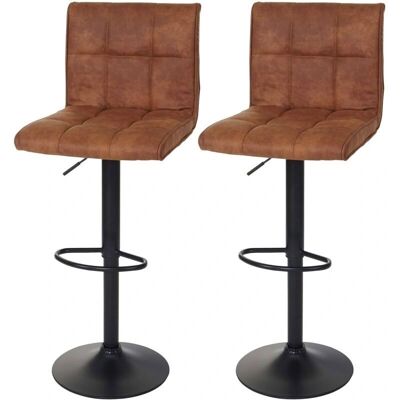 HHG Modello 076 Sgabello da Bar Girevole Marrone Chiaro - Sgabelli HHG Modello 076 Sgabello da Bar Girevole Marrone Chiaro - Sgabelli