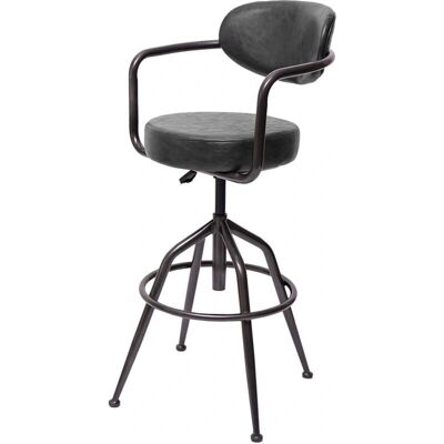HHG-463f - Gris vintage - Altura regulable - Bar stool HHG-463f - Gris vintage - Altura regulable - Bar stool