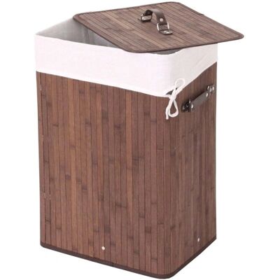 HHG - 146 - Bambú - 70L - Cesto de ropa HHG - 146 - Bambú - 70L - Cesto de ropa