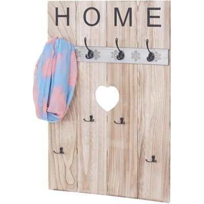 Mendler Porte-manteaux Vintage en Bois Clair - Porte-manteaux - Publicité Mendler Porte-manteaux Vintage en Bois Clair - Porte-manteaux - Publicité