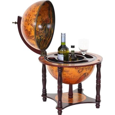 Mendler Eucalyptus Mini Bar Globe - Carte du Monde Ancienne - Publicité Mendler Eucalyptus Mini Bar Globe - Carte du Monde Ancienne - Publicité