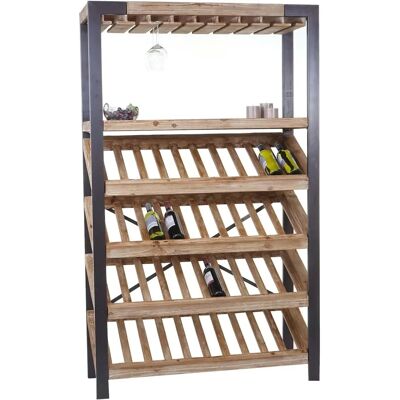 MCW D60 Weinregal - Für 40 Flaschen & Gläser MCW D60 Weinregal - Für 40 Flaschen & Gläser