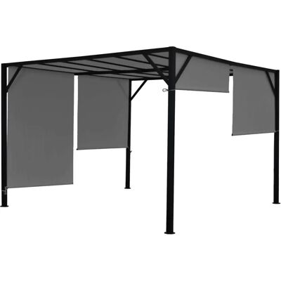 Mendler Pavillon Pergola - Verstellbarer Stahlrahmen Garten Terrasse Mendler Pavillon Pergola - Verstellbarer Stahlrahmen Garten Terrasse