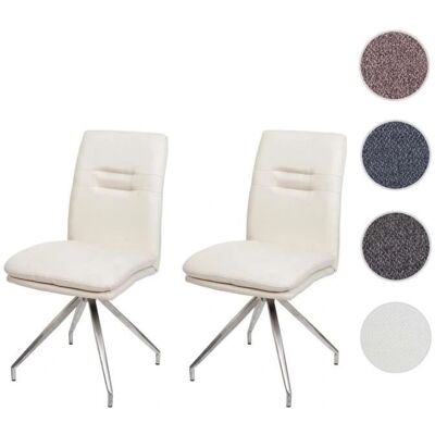 MCW H70-Set aus 2 Stühlen - Creme-beige MCW H70-Set aus 2 Stühlen - Creme-beige