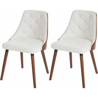 Sillas de comedor HHG Modelo 414 Blancas de Madera Curvada - Asientos de Cocina y Visita Sillas de comedor HHG Modelo 414 Blancas de Madera Curvada - Asientos de Cocina y Visita