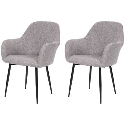 HHG - Set di 2 Sedie da Pranzo Retrò - 240 HHG - Set di 2 Sedie da Pranzo Retrò - 240