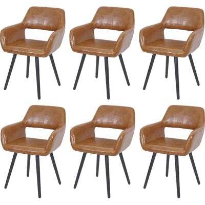 Unbekannte Marke MCW-A50 II - Set mit 6 Retro Esstischstühlen Unbekannte Marke MCW-A50 II - Set mit 6 Retro Esstischstühlen