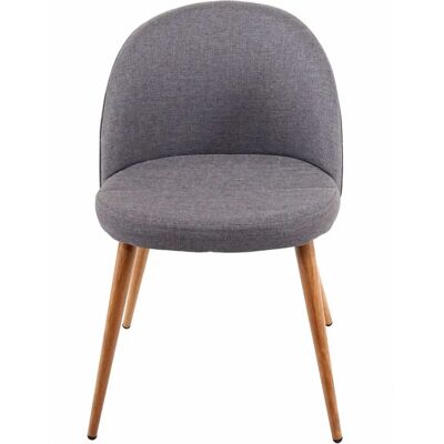 HHG - 631 - Grigio scuro - Tessuto - Sedia da pranzo HHG - 631 - Grigio scuro - Tessuto - Sedia da pranzo