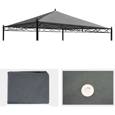 HHG - Cadice - 3x3m - Grigio - Gazebo cover HHG - Cadice - 3x3m - Grigio - Gazebo cover