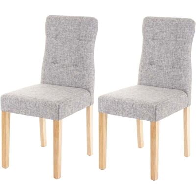 HHG 983 - 2 Sillas de comedor - Ligero y Moderno HHG 983 - 2 Sillas de comedor - Ligero y Moderno