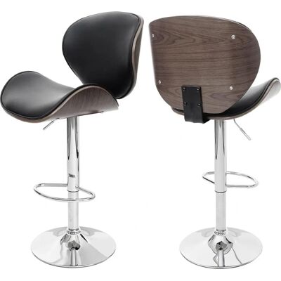 MCW Arklow Barhocker - Drehbar, Gasfeder, Elegantes Holzdesign - Barhocker MCW Arklow Barhocker - Drehbar, Gasfeder, Elegantes Holzdesign - Barhocker