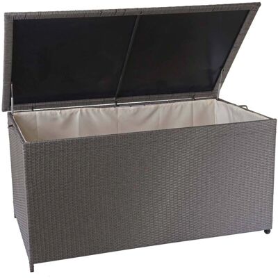 HHG - HHG-570 - Grigio - 80x160x94 cm - Box di stoccaggio da giardino HHG - HHG-570 - Grigio - 80x160x94 cm - Box di stoccaggio da giardino