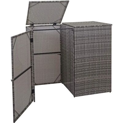 MENDLER 2x couvercle poubelle - Pour 120L - Cloison séparatrice - Publicité MENDLER 2x couvercle poubelle - Pour 120L - Cloison séparatrice - Publicité