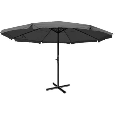 Mendler Meran Pro Sonnenschirm - 5,2m Anthrazit Winddicht Mendler Meran Pro Sonnenschirm - 5,2m Anthrazit Winddicht