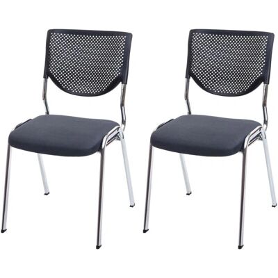 HHG - T401 - Gris - Piernas cromadas - Chair HHG - T401 - Gris - Piernas cromadas - Chair