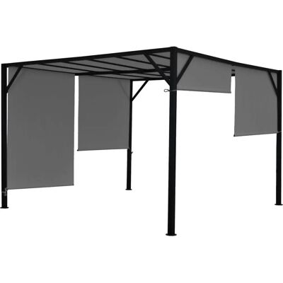 MCW Beja-4x3-g Pavillon - Wasserabweisend, Verstellbare Seitenbahnen MCW Beja-4x3-g Pavillon - Wasserabweisend, Verstellbare Seitenbahnen