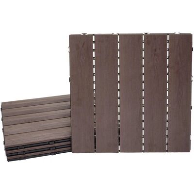 Hegele - Baldosa de WPC HHG-169 - Aspecto madera - 50x50cm Hegele - Baldosa de WPC HHG-169 - Aspecto madera - 50x50cm