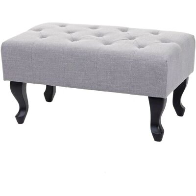 HHG Otomana Chesterfield - Diseño de rombos Resistente al agua - 39x77x47cm HHG Otomana Chesterfield - Diseño de rombos Resistente al agua - 39x77x47cm