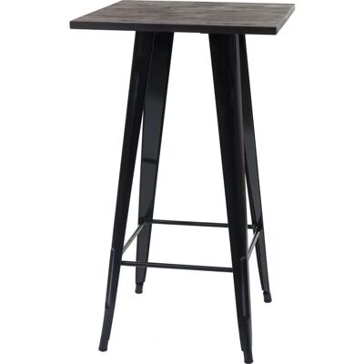MCW A73-Tisch - Industrieller Tisch mit dunklem Ulmenholz - 107x60x60cm MCW A73-Tisch - Industrieller Tisch mit dunklem Ulmenholz - 107x60x60cm