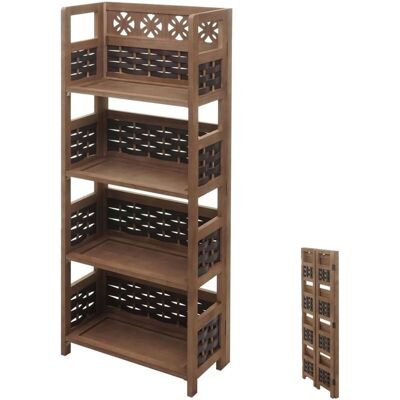 HHG - 660 - 110 cm - marrón oscuro - Estantería HHG - 660 - 110 cm - marrón oscuro - Estantería